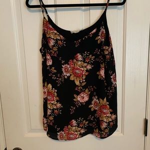 Floral tank top